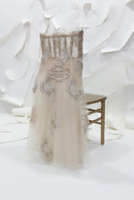 Load image into Gallery viewer, Champagne Hannah Lace Ballerina Chiavari Cover