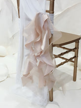Load image into Gallery viewer, Champagne Satin &amp; Organza Ruffles