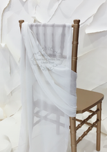 Load image into Gallery viewer, Ivory Oversize Chiffon Chair Ties