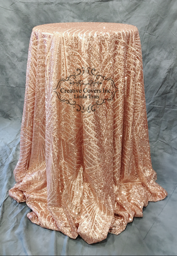 Rose Gold Gatsby Sequin
